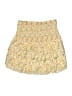 Entro 100% Polyester Floral Yellow Skort Size M - photo 1