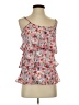 Candie's 100% Polyester Floral Pink Sleeveless Blouse Size S - photo 1