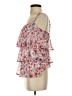 Candie's 100% Polyester Floral Pink Sleeveless Blouse Size S - photo 5