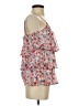 Candie's 100% Polyester Floral Pink Sleeveless Blouse Size S - photo 4