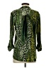 Cocomo Animal Print Green 3/4 Sleeve Blouse Size S - photo 2