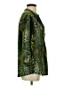 Cocomo Animal Print Green 3/4 Sleeve Blouse Size S - photo 4