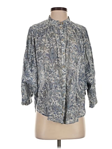 Pilcro by Anthropologie 3/4 Sleeve Blouse (view 1)