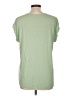 Papermoon 100% Polyester Blue Short Sleeve Blouse Size L - photo 2
