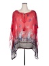 Lane Bryant 100% Polyester Red 3/4 Sleeve Blouse Size 22 - 24 Plus - photo 1