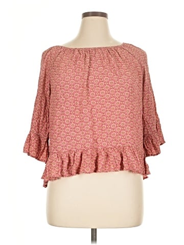 Vintage America Blues 3/4 Sleeve Blouse (view 1)