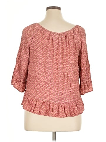 Vintage America Blues 3/4 Sleeve Blouse (view 2)