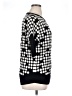 Akris Punto 100% Baumwolle Polka Dots Black Pullover Sweater Size 10 - photo 4