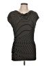 Max Studio Black Short Sleeve Top Size L - photo 1
