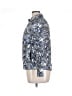 Damart 100% Polyester Print Blue Snow Jacket Size 10 - photo 5
