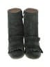 Etienne Aigner 100% Leather Gray Ankle Boots Size 8 - photo 2
