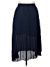 Exchic 100% Polyester Solid Blue Formal Skirt Size XL - photo 1