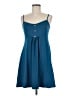 Unbranded Solid Blue Casual Dress Size M - photo 1