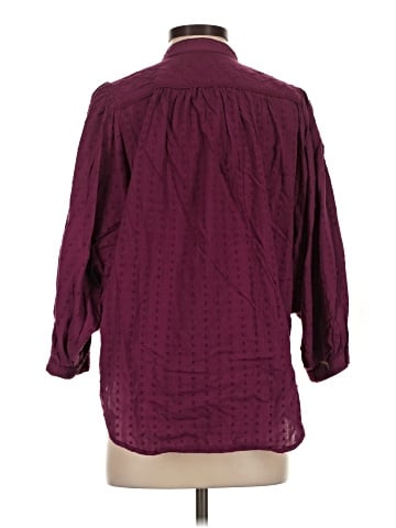 Pilcro by Anthropologie 3/4 Sleeve Button-Down Shirt (view 2)