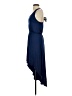 Moa Moa Solid Blue Casual Dress Size S - photo 5