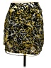 Cache 100% Polyester Animal Print Yellow Casual Skirt Size 2 - photo 2