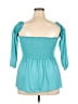 Assorted Brands Teal 3/4 Sleeve Blouse Size 2X - photo 2