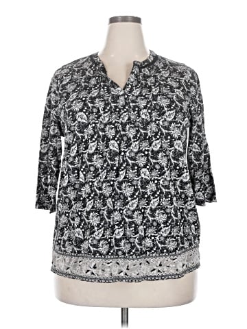 Lucky Brand 3/4 Sleeve Blouse (view 1)