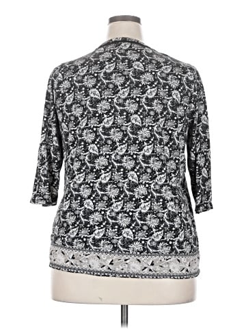 Lucky Brand 3/4 Sleeve Blouse (view 2)