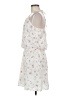 Parker 100% Polyester White Casual Dress Size M - photo 5
