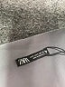 Zara Metallic Silver 3/4 Sleeve Blouse Size S - photo 7