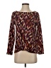 I.N. Studio Animal Print Burgundy Pullover Sweater Size S (petite) - photo 1