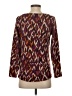 I.N. Studio Animal Print Burgundy Pullover Sweater Size S (petite) - photo 2