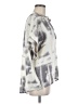 BCBGMAXAZRIA 100% Polyester Tie-dye Gray Short Sleeve Blouse Size M - photo 4