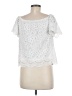 Haute Monde 100% Polyester White Short Sleeve Top Size M - photo 2