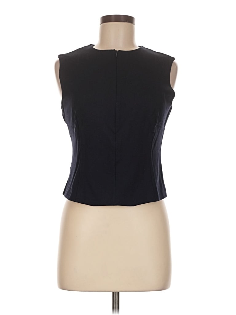 Pre-owned Mng Sleeveless Blouse In Black