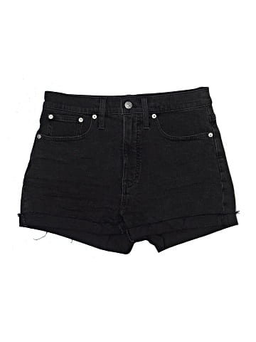 Madewell High-Rise Denim Shorts in Lunar Wash (view 1)