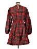 Shein Plaid Red Casual Dress Size L - photo 2