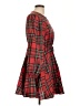 Shein Plaid Red Casual Dress Size L - photo 4