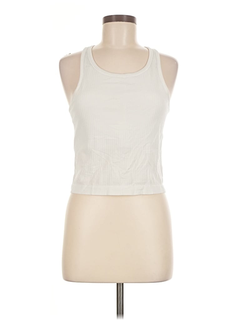 Pre-owned Lululemon Athletica Active Tank Top In White