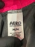 Aero 100% Polyester Color Block Green Athletic Shorts Size M - photo 3