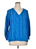 Worthington Blue 3/4 Sleeve Blouse Size XL - photo 1
