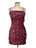 Lulus Burgundy Cocktail Dress Size L - photo 1