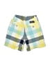 Janie and Jack 100% Cotton Plaid Yellow Board Shorts Size 6-12 mo - photo 2