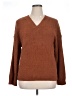 Prettygarden 100% Polyester Solid Brown Pullover Sweater Size L - photo 1
