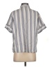 Universal Thread Stripes Gray Short Sleeve Button-Down Shirt Size S - photo 2