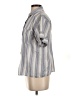 Universal Thread Stripes Gray Short Sleeve Button-Down Shirt Size S - photo 5