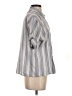 Universal Thread Stripes Gray Short Sleeve Button-Down Shirt Size S - photo 4