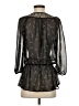 Black Rainn 100% Polyester Black 3/4 Sleeve Blouse Size S - photo 2