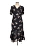 Lulus 100% Polyester Floral Black Cocktail Dress Size L - photo 1