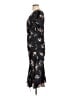 Lulus 100% Polyester Floral Black Cocktail Dress Size L - photo 5