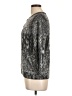 Joseph A. Animal Print Silver Pullover Sweater Size L - photo 5
