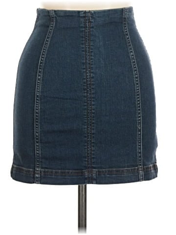 Free People Denim Skirt (view 1)