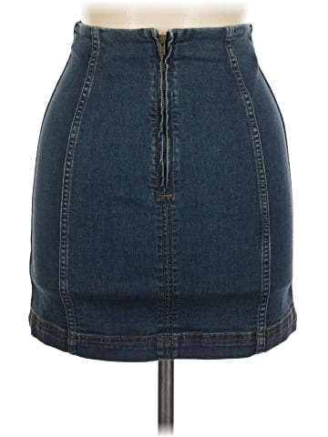 Free People Denim Skirt (view 2)
