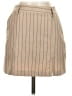 Topshop Stripes Tan Casual Skirt Size 0 - photo 1