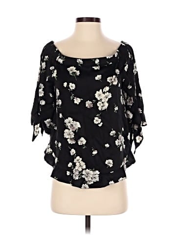 Olivia Grey 3/4 Sleeve Blouse (view 1)